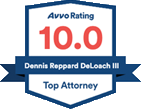 Logo Recognizing DeLoach, Hofstra & Cavonis, P.A.'s affiliation with AVVO Rating 10 DeLoach