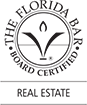 Logo Recognizing DeLoach, Hofstra & Cavonis, P.A.'s affiliation with The Florida Bar Board Certified Real Estate