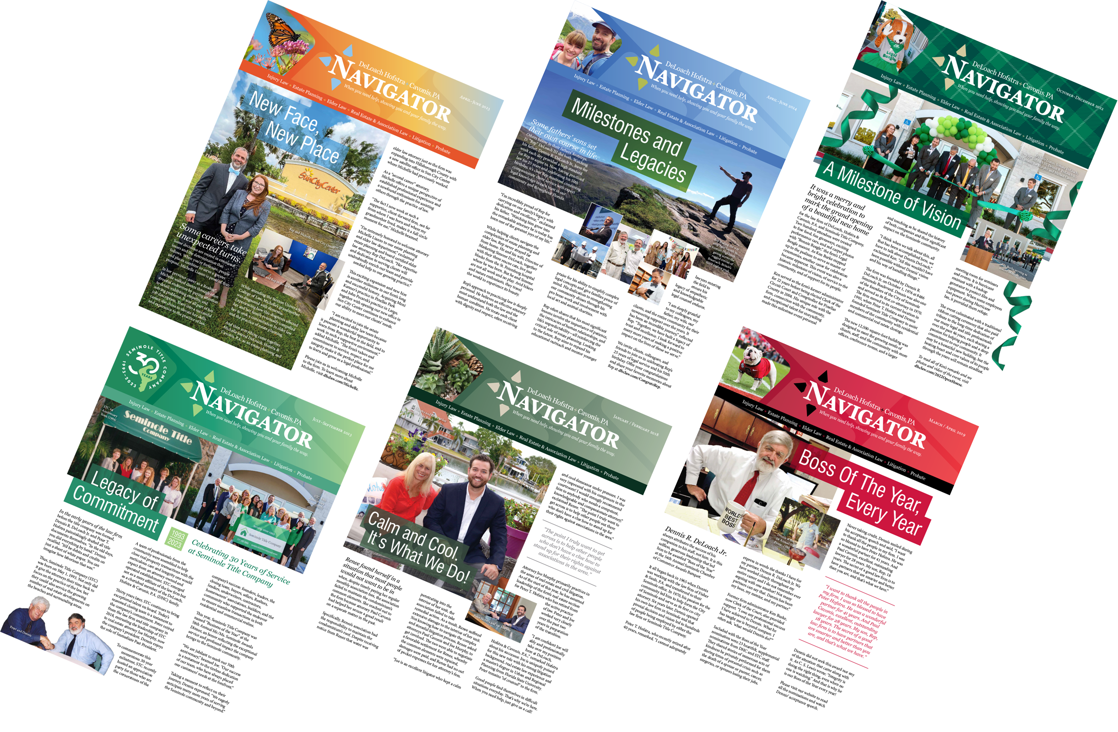 Past issues of Navigator